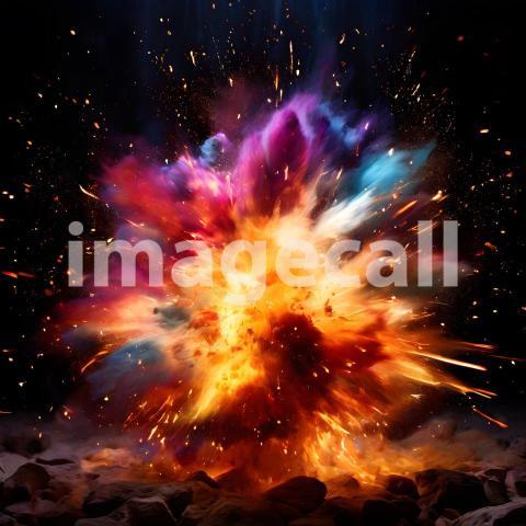 Abstract and surreal colorful and vivid (2533)