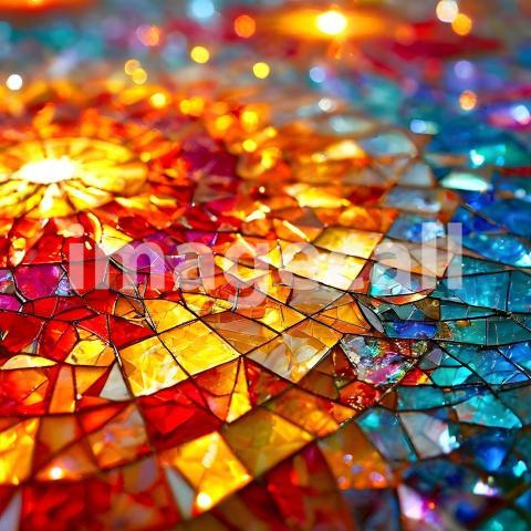 Abstract and surreal colorful and vivid (2544)