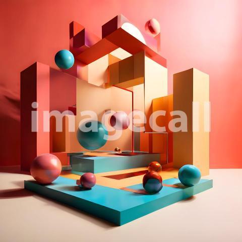 Abstract and surreal colorful and vivid (2546)