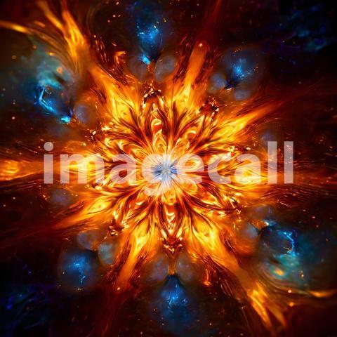 Abstract and surreal colorful and vivid (2553)