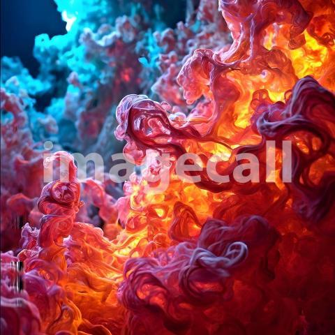 Abstract and surreal colorful and vivid (2567)