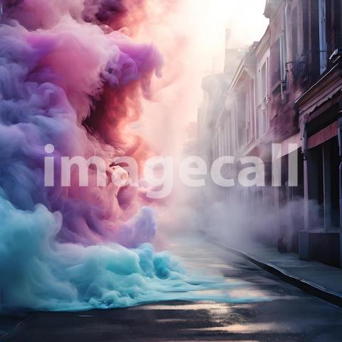 Abstract and surreal colorful and vivid (2596)