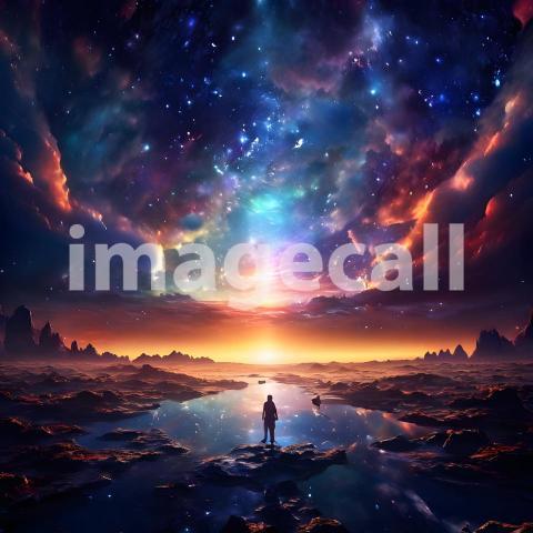 Abstract and surreal colorful and vivid (2610)