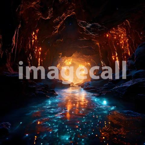 Abstract and surreal colorful and vivid (2611)