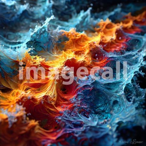 Abstract and surreal colorful and vivid (2615)