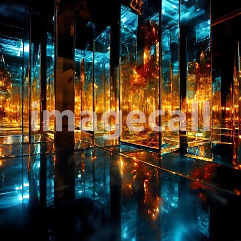 Abstract and surreal colorful and vivid (2626)