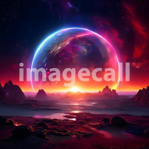 Abstract and surreal colorful and vivid (2637)