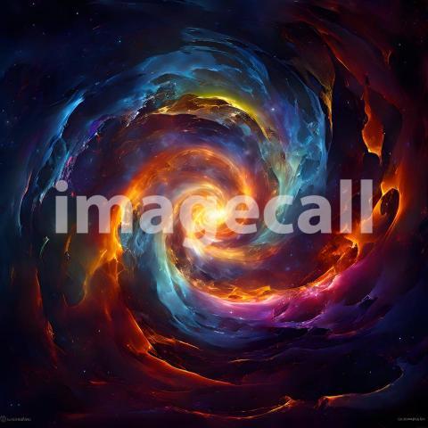 Abstract and surreal colorful and vivid (2638)
