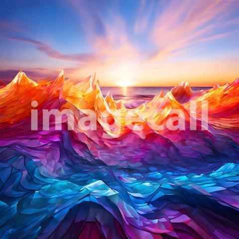 Abstract and surreal colorful and vivid (2652)