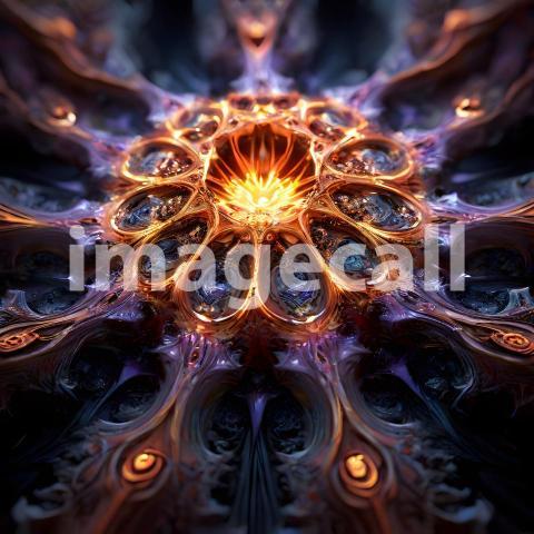 Abstract and surreal colorful and vivid (2662)