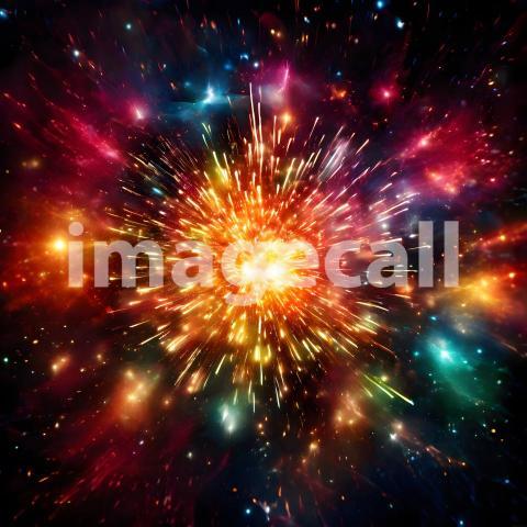 Abstract and surreal colorful and vivid (2665)