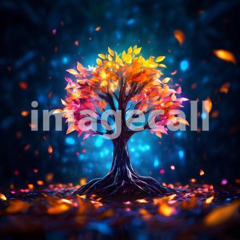 Abstract and surreal colorful and vivid (2673)