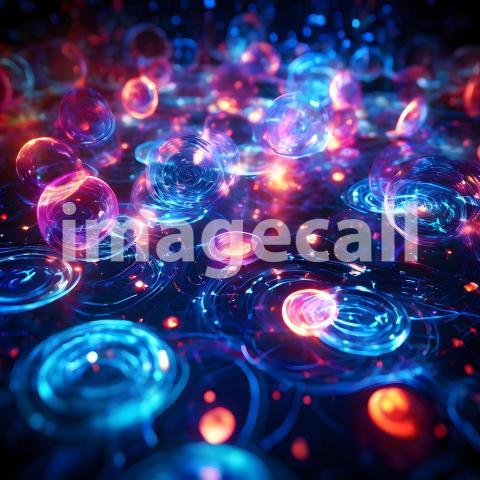 Abstract and surreal colorful and vivid (2676)