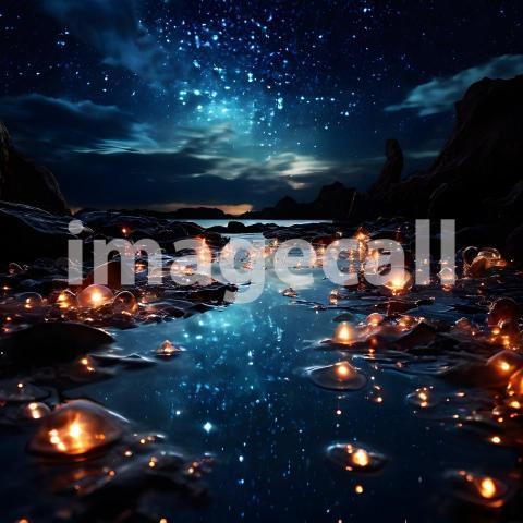 Abstract and surreal colorful and vivid (2684)