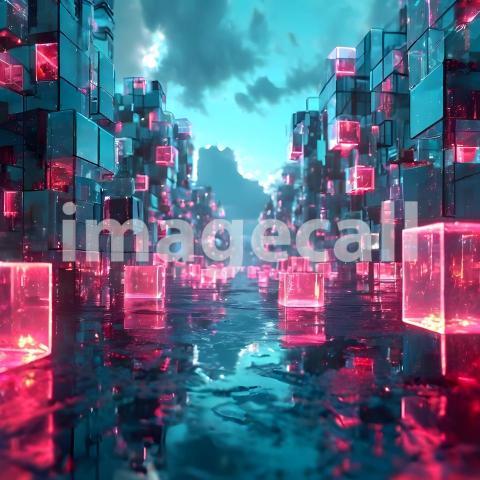 Abstract and surreal colorful and vivid (2686)