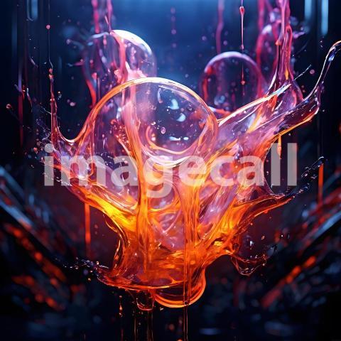 Abstract and surreal colorful and vivid (2689)