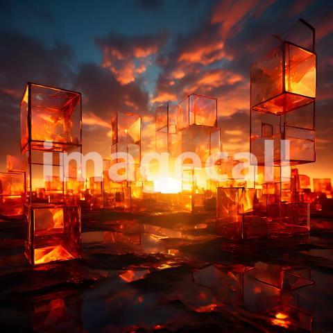 Abstract and surreal colorful and vivid (2696)