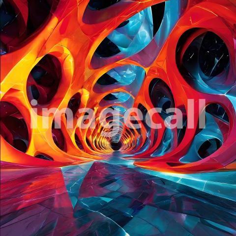 Abstract and surreal colorful and vivid (2694)