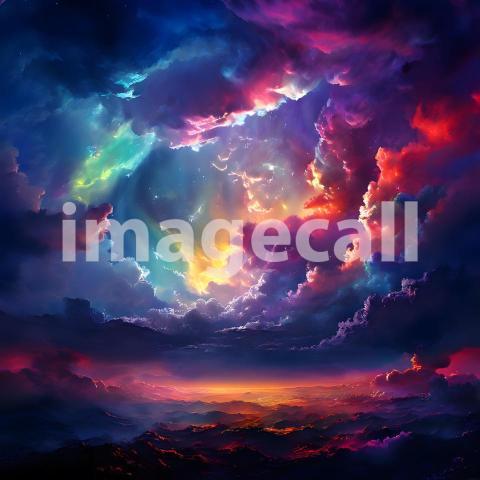 Abstract and surreal colorful and vivid (2703)