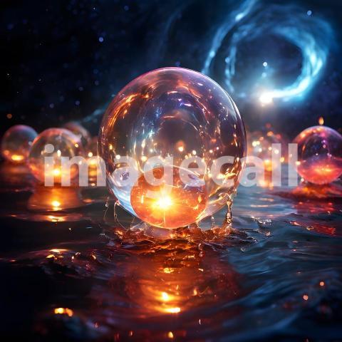 Abstract and surreal colorful and vivid (2711)