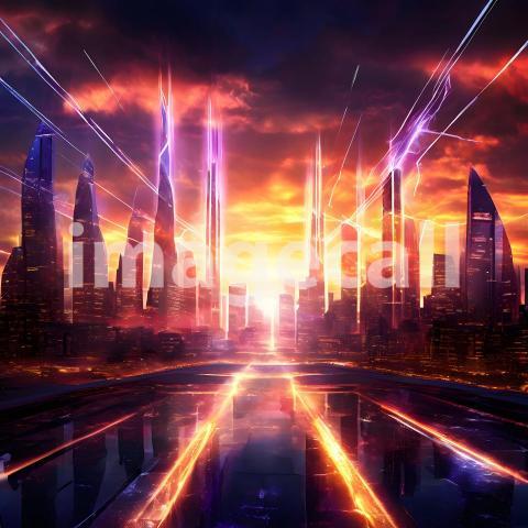 Abstract and surreal colorful and vivid (2716)