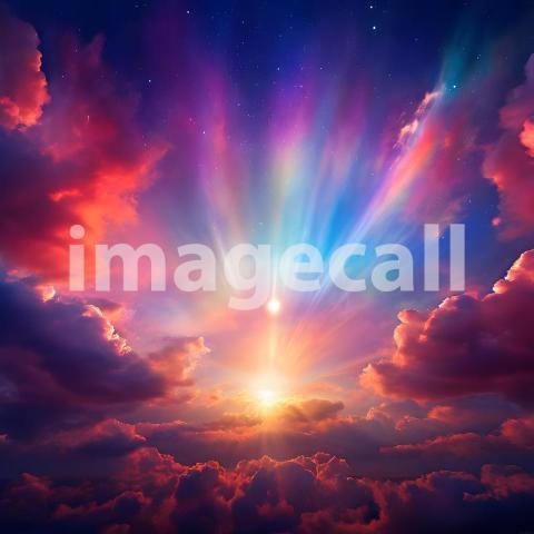 Abstract and surreal colorful and vivid (2732)