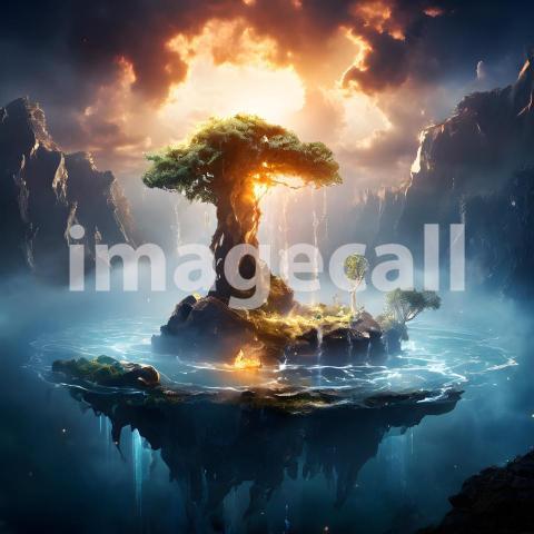 Abstract and surreal colorful and vivid (2734)