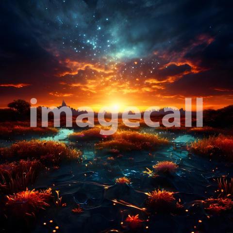 Abstract and surreal colorful and vivid (2743)