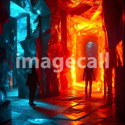 Abstract and surreal colorful and vivid (2340)