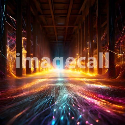 Abstract and surreal colorful and vivid (2351)