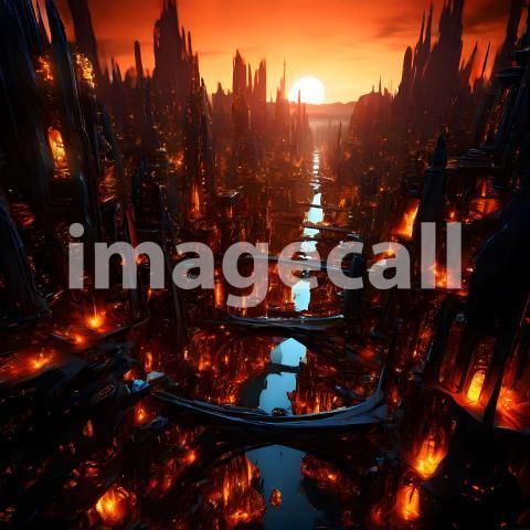 Abstract and surreal colorful and vivid (2358)