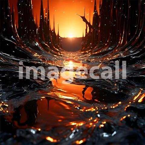 Abstract and surreal colorful and vivid (2362)