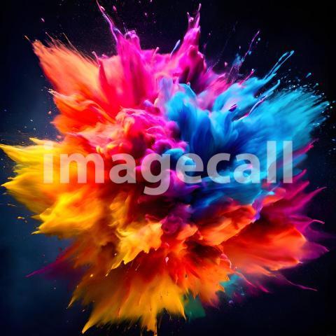 Abstract and surreal colorful and vivid (2361)