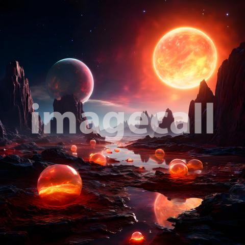 Abstract and surreal colorful and vivid (2377)