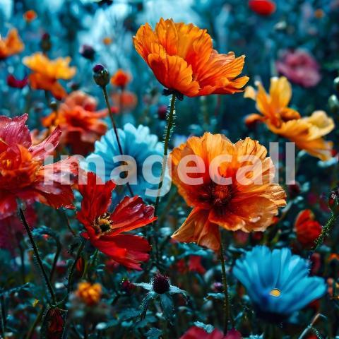 Abstract and surreal colorful and vivid (2379)