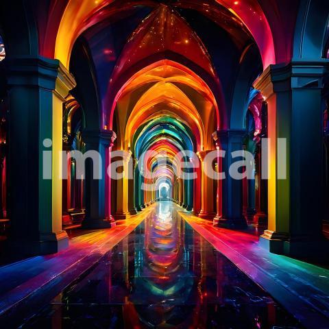 Abstract and surreal colorful and vivid (2392)