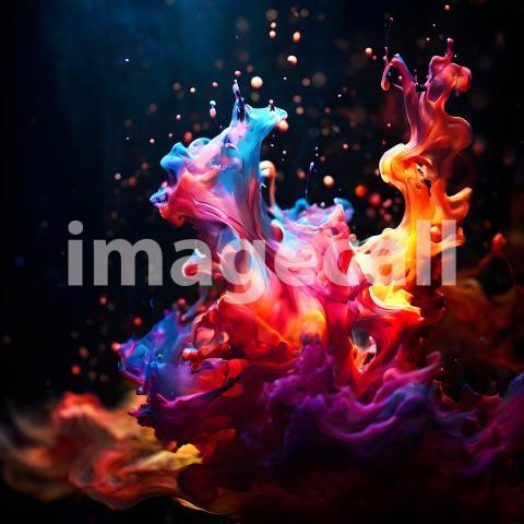 Abstract and surreal colorful and vivid (2396)