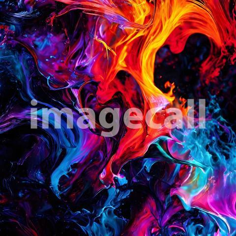 Abstract and surreal colorful and vivid (2761)