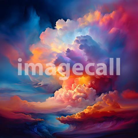Abstract and surreal colorful and vivid (2781)