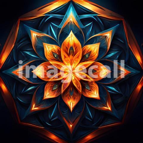 Abstract and surreal colorful and vivid (2788)