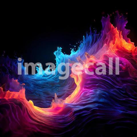 Abstract and surreal colorful and vivid (2782)