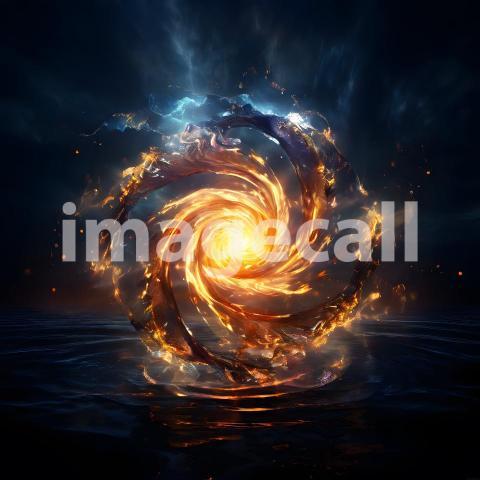 Abstract and surreal colorful and vivid (2809)