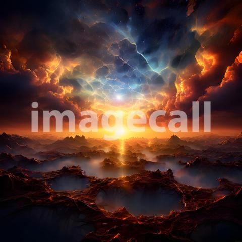 Abstract and surreal colorful and vivid (2806)