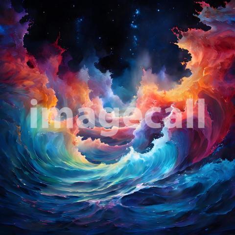 Abstract and surreal colorful and vivid (2812)