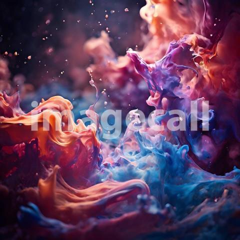 Abstract and surreal colorful and vivid (2814)