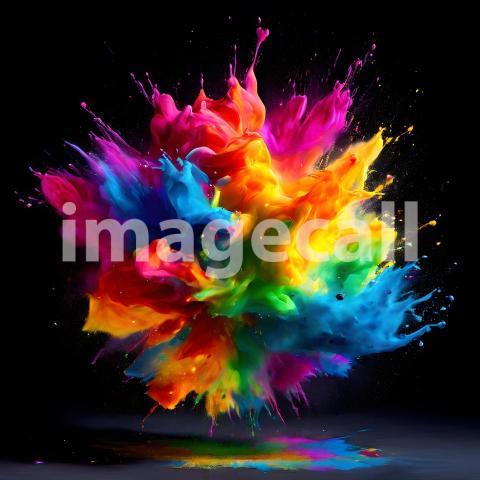 Abstract and surreal colorful and vivid (2818)