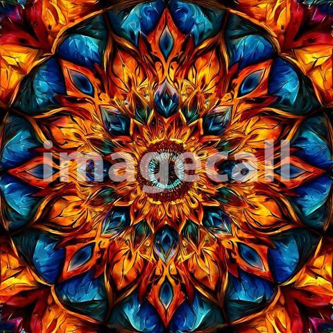 Abstract and surreal colorful and vivid (2831)