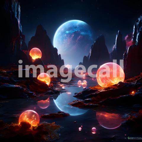 Abstract and surreal colorful and vivid (2834)