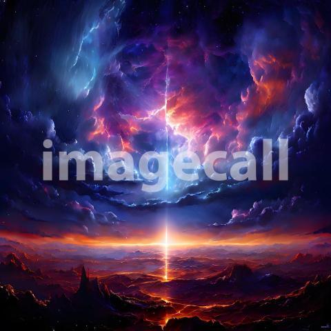 Abstract and surreal colorful and vivid (2840)