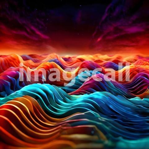 Abstract and surreal colorful and vivid (2860)